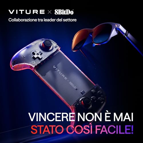 x 8BitDo Ultimate Mobile Gaming Controller - Primo al mondo per XR | USB-C latenza minima, stick Hall, gioco+carica, perf professionali Android - Controller - Immagine 2
