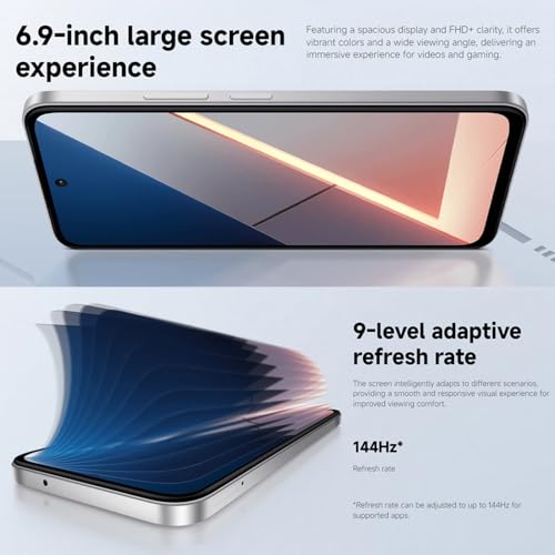 XIAOMI POCO M7 Smartphone 6 GB + 128 GB Massiv 7000 mAh (Typ) Immersive Batterie 6,9 Zoll FHD+ Display Powerful Snapdragon 685 (Schwarz) – Bild 7