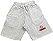 Flexz Fitness Gym Shorts SweatShorts | Bodybuilding Pants Joggers Gym Pants Gym Sweat Gray Large