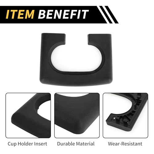 Tapete para portavasos consola central Ford F-150 2004-2014 miniatura 4