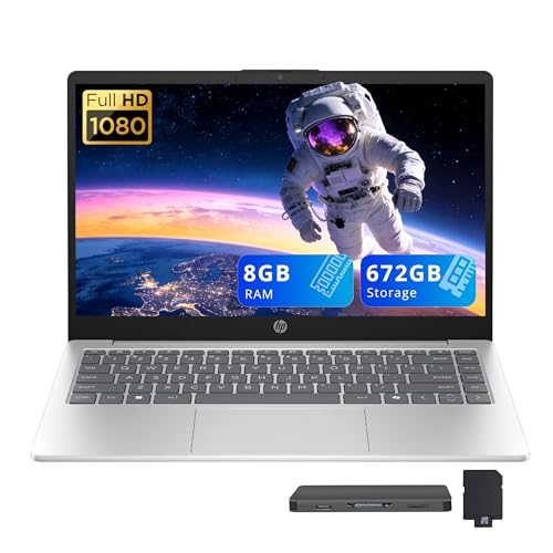 HP Laptop 14" FHD Antirreflejo Intel i5-1334U 8GB RAM 512GB SSD Plata miniatura 1