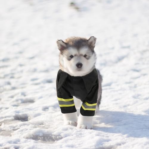 Disfraz de Bombero para Perros y Gatos Talla S miniatura 6