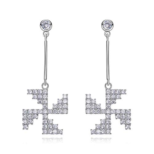 Boucles d'oreilles en zircon cadeau idéal femme anniversaire