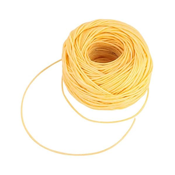Nikou 2mm NatÃ¼rlicher Bienenwachs Kerzendocht, Beschichtungsfaserdocht DIY 200 FuÃ Duftender Kerzendocht Duftkerzendocht Candle Wick fÃ¼r ParaffinstearinsÃ¤ure (Licht) – Bild 6