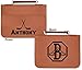 Personalized Hockey 2 Leatherette Bible Cover with Handle & Zipper - Small - Double Sided
