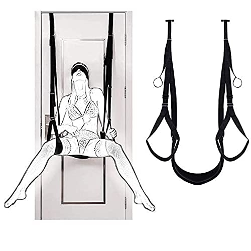 GHSJK Les Jouets sexuels pour Couples Aiment Les balançoires, balançoire de Sexe SM Bondage Sexy d'intérieur pour Adultes, Couverture fétiche pour Adultes, balançoire rotative à 360 °, Chaise de Sexe