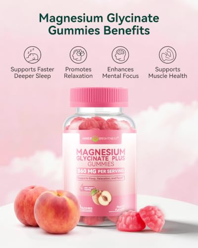 Image of Magnesium Glycinate Plus Gummies 860mg, Sugar-Free, Adults & Kids 4+