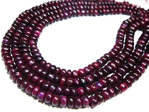 Dark Ruby rondelles LKBEADS perles pour créer vos bijoux bohèmes chic - 3