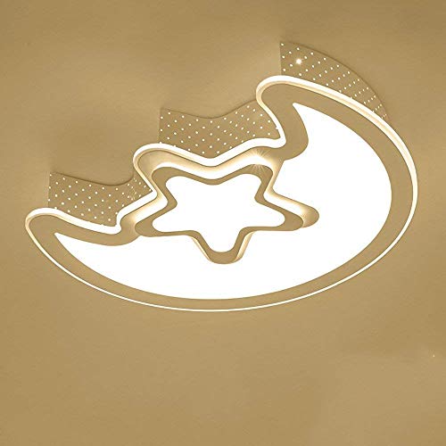 Plafonnier moderne cartoon star moon avec variateur de lumière intégré