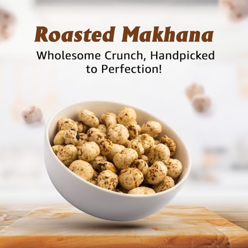 Image of Panchi Roasted Makhana (100g Pack of 1) Healthy and Crunchy Fox Nuts High Protein Snack for Guilt-Free Munching Perfect for Snacking Made with Premium Ingredients (6 Month Shelf Life)