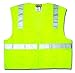 River City CL2LCXL Luminator Safety Vest Lime Green w/Stripe X-Large