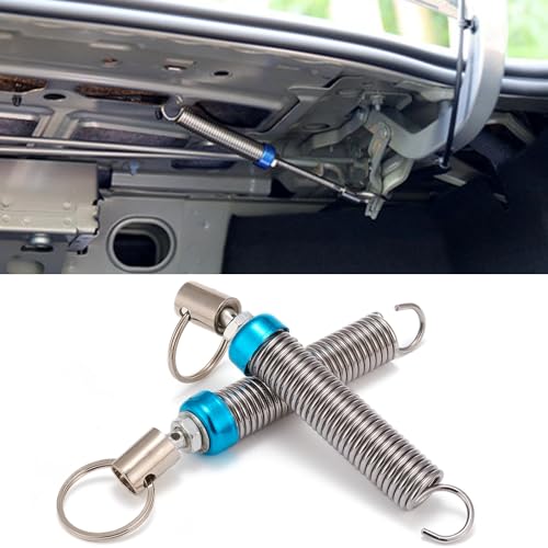 Blueshyhall 2 Amortiguadores Maletero, Muelles para Maletero de Coche, Muelle de Elevación, Muelle de Retorno para el Maletero del Coche, Ajustable, 15-24 cm, Muelles Traseros