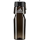 Large Screw cap adidas TR Bottle 0, 75l Botella, Unisex Adulto, Black/Iron Met, NS