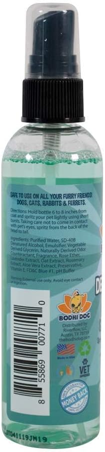 Natural Pet Odor Eliminator Cologne | Cat & Dog Perfume Body Spray | Fresh Scent | Natural Conditioning Qualities | Made in USA