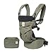 Ergobaby Marsupio Neonati Ergonomico, Verde Kaki Omni 360 4-Posizioni, Porta-Bebe per 0 Mesi a Bambino 20kg