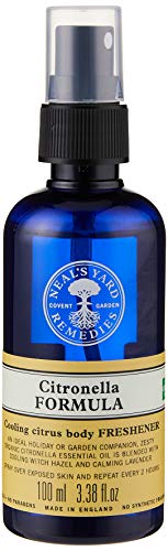 Neals Yard Remedies Citronella Formula Cooling Body Freshener Spray With Citrus Extracts Essential Oils & Vitamin C 100ml
