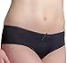 Produktbild Fabio Farini 6er-Pack Schwarze Damen Hipster Panties mit Schleife am Bund, Größe: 42/44