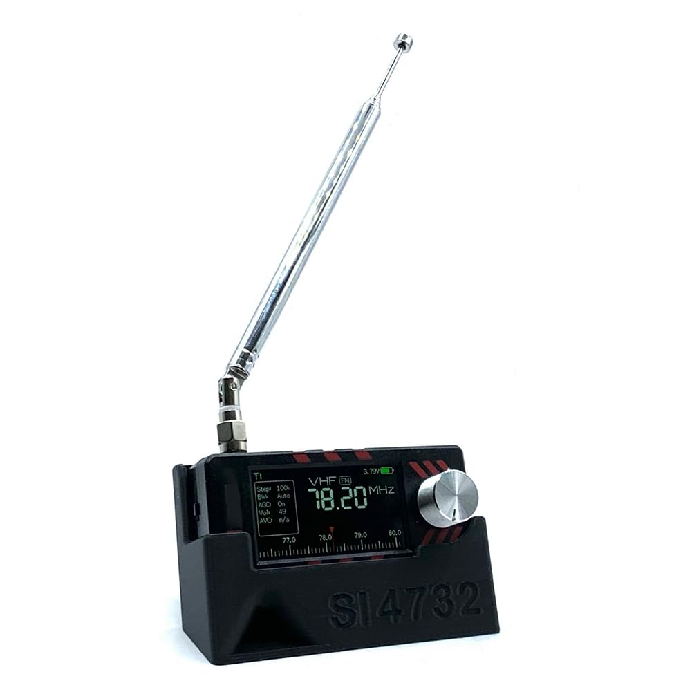 Support pour Radio Mini SI4732 - Guide Sonore Intégré, Matériau Imprimé 3D