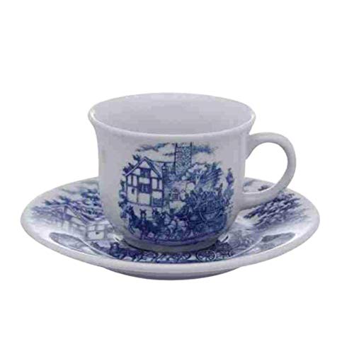 Jogo de 06 Xícara de Chá Cena Inglesa - Oxford