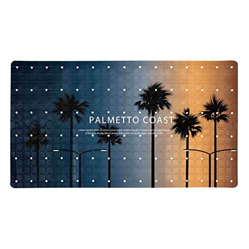 Tapis de bain antidérapant antibactérien à ventouse puissante
