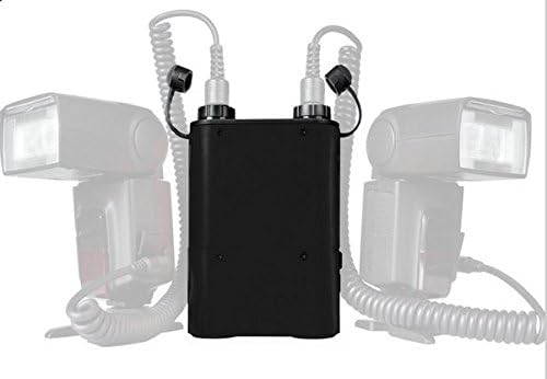 GOWE Dual-Output Speedlite Flash Power Battery Pack 4500mAh for Canon Nikon Camera