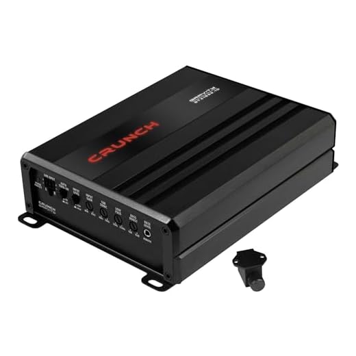 Crunch GTX1500.1D - Amplificador mono digital de 1 canal Clase D