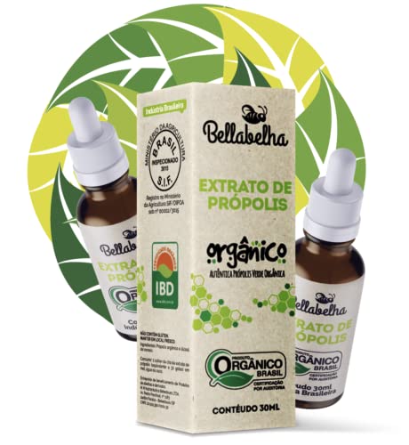 Extrato Seco Orgânico de Própolis Verde 11% - Gotas 30ml