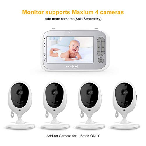 JSLBtech Baby Monitor Videocamera con Schermo LCD