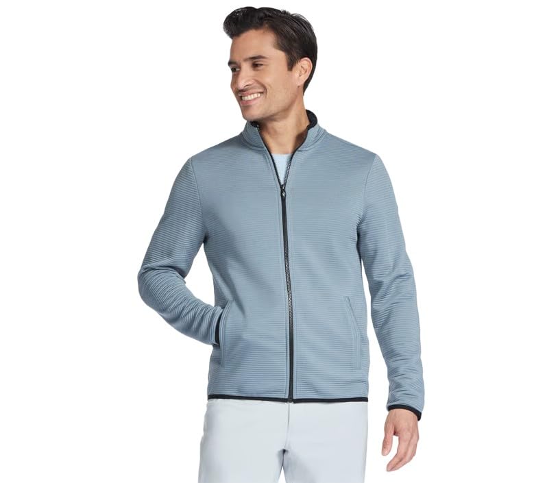 Skechers Cardigan Ottoman pour homme solution anti-froid légère et stretch sans capuche