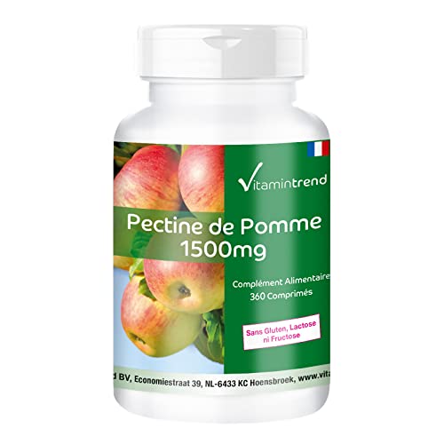 Pectine de Pomme 1500mg, 300 Comprimés