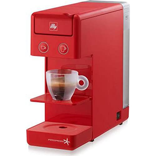 illy Macchina da Caffè a Capsule Iperespresso Y3, Rosso