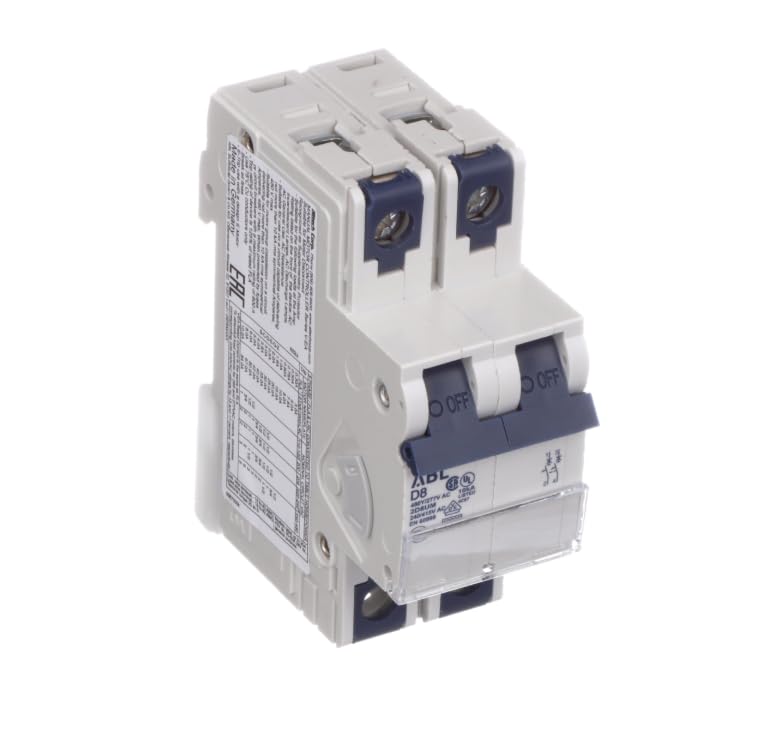 2D8UM, Circuit Breaker; Thermal Magnetic; Handle; 8A; 2 P; D Trip; V-EA Series