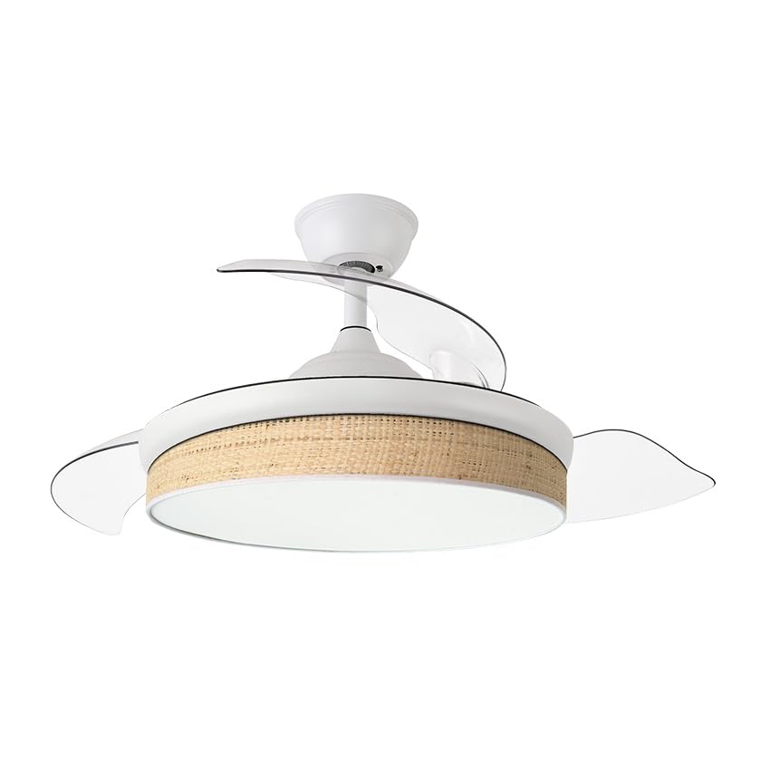 Ventilateur DC 72W a trois pales avec minuterie et memoire de couleur