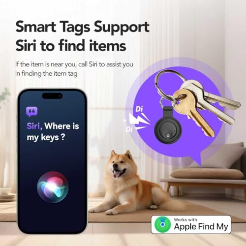 PAKCQNH Air Tracker Tags (4-Pack, iOS Find My) — view 3
