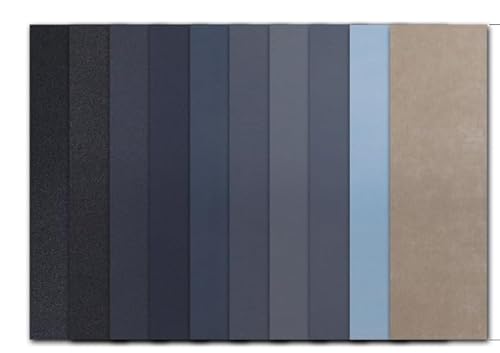 36PCS Sand Paper Variety Pack Sandpaper 12 Grits Assorted for Wood Metal Sanding, Wet Dry Sandpaper 120/180/320/400/600/800/1000/1200/1500/2000/2500/3000 Grit