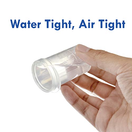 Image of Maymom Water Tight Sample Vials, Bottle, Cup, for Small Parts, Beads; Air Tight; Prescription Bottle, Rx Vial (24 mL)