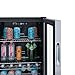 EdgeStar BWC121SS 19 Inch Wide 105 Can Capacity Extreme Cool Beverage Center