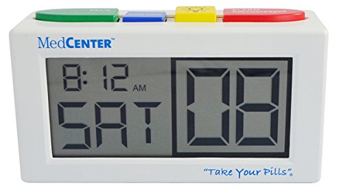 e-Pill 4 Times a Day x 7 Day Large Weekly Pill Organizer, Vitamin, and Medicine Pillbox - with 4 Alarm Talking Reminder - Thumbnail 3