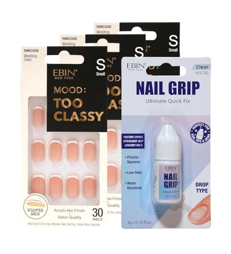 Kiss Press on Nails Short – 3x Mood Too Classy