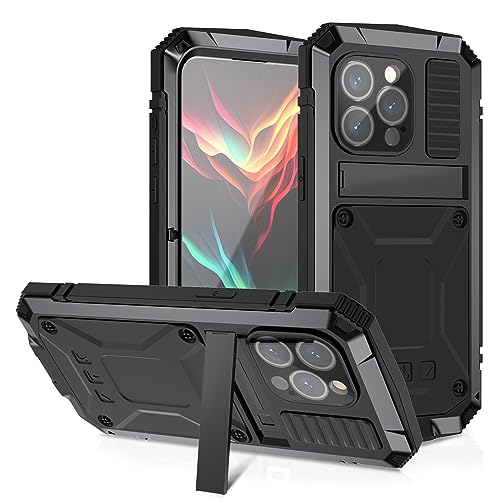 Coque iPhone 15 Ultra antichoc 360 avec verre trempé intégré noir