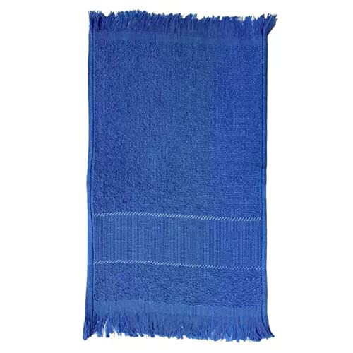 Kit 50 Toalhas Social Lavabo para Bordar com Franja 100% Algodão - Sortida 21cm X 33cm
