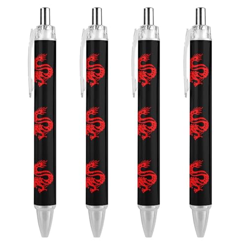 Stylo à bille rétractable à motif dragon pour sublimer vos notes de bureau