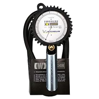 MICHELIN, Pistola di Gonfiaggio Professionale Nuovo Modello EURODAINU 2015 Made in ITALY By Wonder Pressione Pneumatici 0,7-11 Bar Manometro Ø80MM Tubo 1,5MT