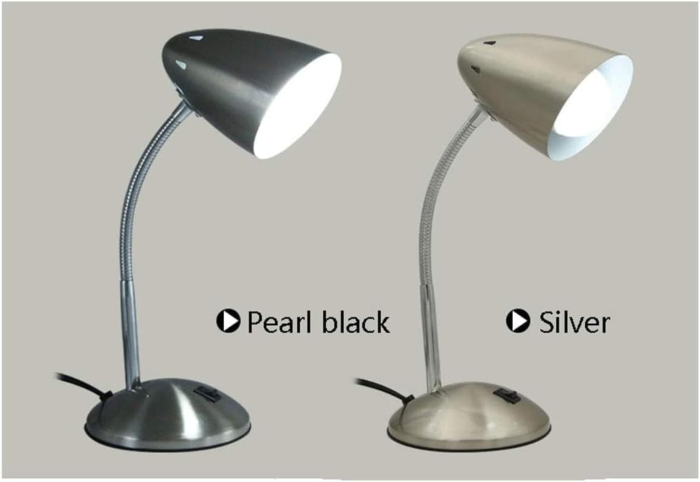 Desk Lamp Reading Light Desk Light Reading Lamp Metal Desk Lamp Flexible Goose Neck Desk Lamps Eye-Caring Study Lamps for Bedroom and Office Study Reading Table Lamp Office Lamp Study Lamp