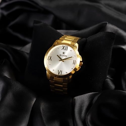 Image of GLEON Luxury Men's Numerology Watch | Water Resistant | Analog Type with Japanese Movement | Timepiece for Growth and Success with 1 Year Warranty - (Pack of 1)
