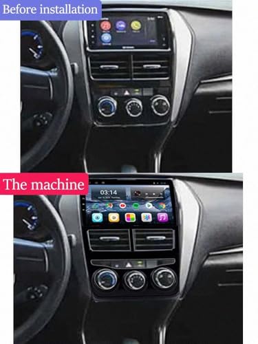 Navegación GPS para Toyota Vios 2018 con mapas de Europa pantalla 4 núcleos 2