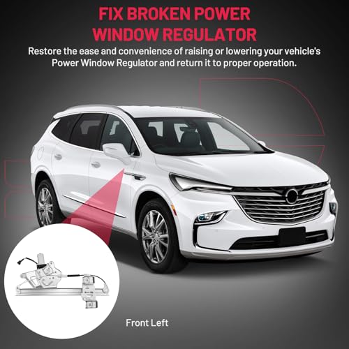 Image of BDFHYK 741-762 Power Window Regulator with Motor Front Left for Buick Lesabre 2000 2001 2002 2003 2004 2005 00 01 02 03 04 05