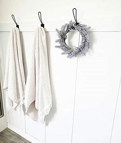 Bodingtai B03698 Rustic Farmhouse Entryway Hooks 6 Pack Decorative Vintage Hangers Wall Mounted Hard Antique Industrial Heavy Duty Hook Set Double Farmhouse Utility Hook Set Best thumb #6