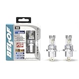 BELLOF(ベロフ) H4 LEDバルブ ヘッドライト用 6500K 4500lm メッキ加工 純正同等サイズ 12V/24V対応 2個入り EBA1831