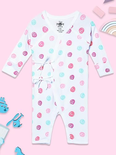 Image of The Mom Store Baby Romper Jabla Style For Boys And Girls | Cotton | Soft Infant Bodysuit | Trendy Stylish Sleepwear For Newborn Baby | Printed | Unisex Comfortable Everyday Baby Wear